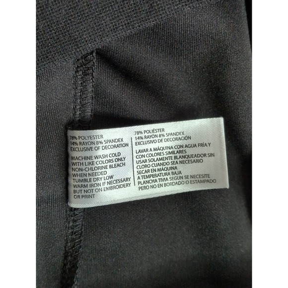 U.S. Polo Assn Men's Full Zip Black Jacket Size Medium - Picture 7 of 7